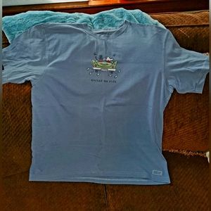 Life Is Good T-Shirt United We Ride XL